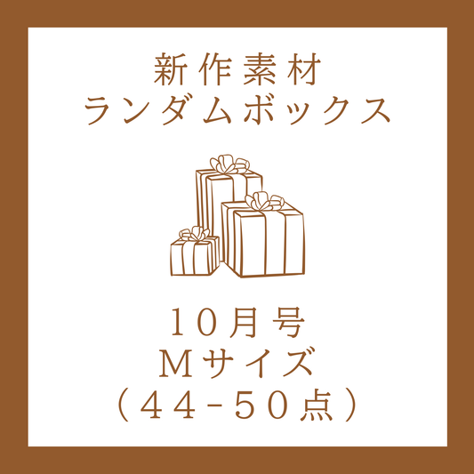 【2025年10月号】新作素材ランダムボックス｜Mサイズ
