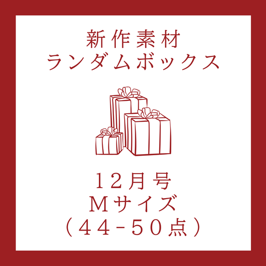 【2025年12月号】新作素材ランダムボックス｜Mサイズ