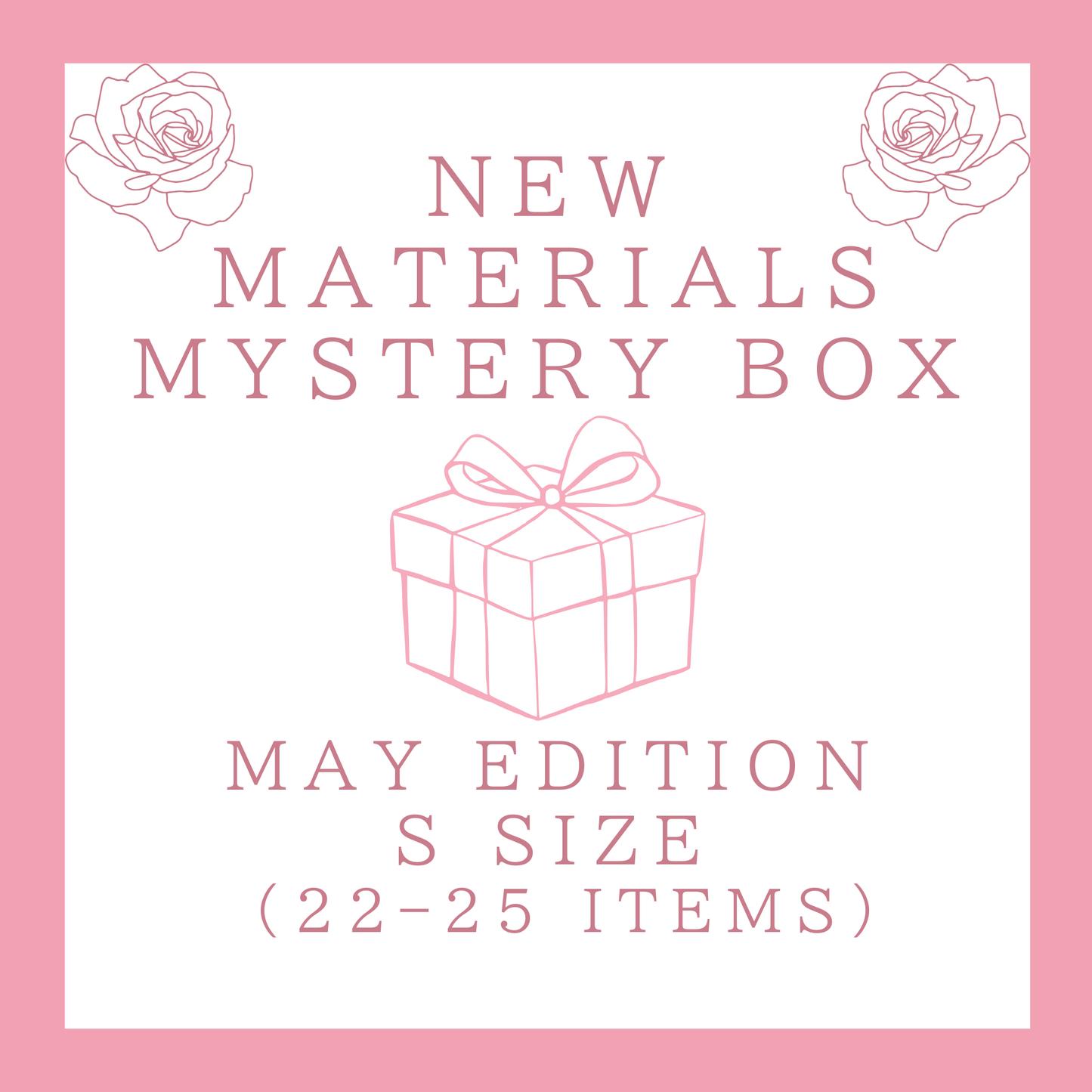 [Mai-Ausgabe] Zufällige Materialbox | Größe S