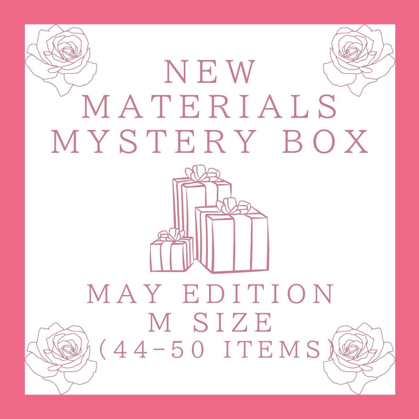 【Mai-Ausgabe】Zufällige Materialbox | Größe M