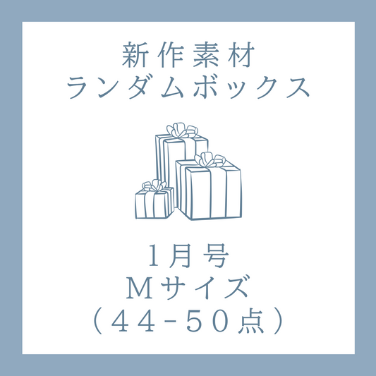 【1月号】新作素材ランダムボックス｜Mサイズ